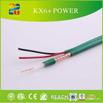 China Cabo Siamese Kx6 + Cabo Coaxial de Potência